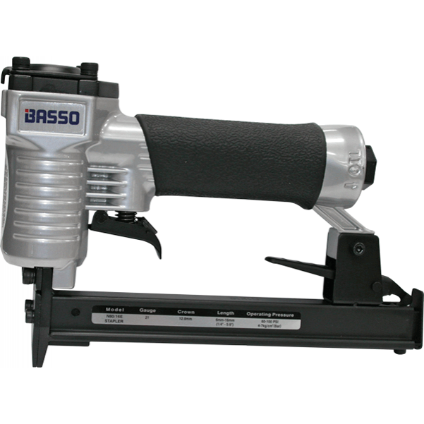 Basso BN8016E - 12.8mm 21Gauge 80-series Crown Light Duty Air Stapler Air Nail Guns