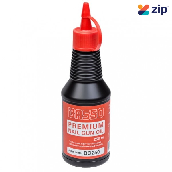 Basso BO250 - 250ml Nail Gun Oil Nail Gun Nails Consumables