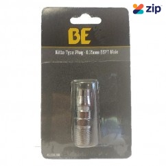 BE 42.009.008 - 6.35mm (1/4") Nitto Style BSPT Male Plug NITTO20PM