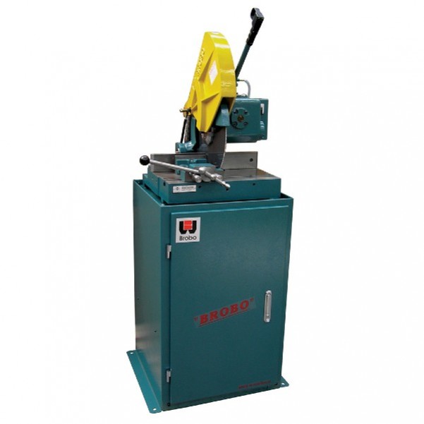 Brobo S350G - 415V 3-Phase 2-Speed Ferrous Metal Cold Saw With Stand 9730030 Metal Cut Off Saws