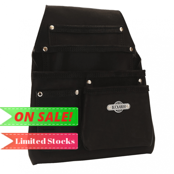 Buckaroo NBF4B - 4 Pocket Form Work Black Bag Belts