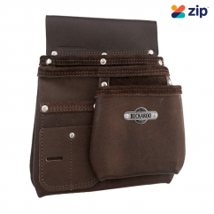 Buckaroo NBS1 - 3 Pocket Brown Nail Bag