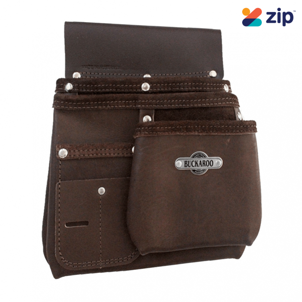 Buckaroo NBS1 - 3 Pocket Brown Nail Bag Belts