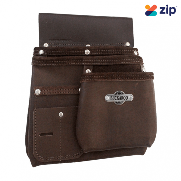 Buckaroo NBS1 - 3 Pocket Brown Nail Bag