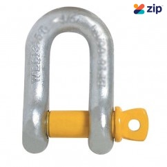 Beaver 241319 - 19mm x 22mm Yellow Pin Galvanised Grade S Screw Pin Dee Shackle