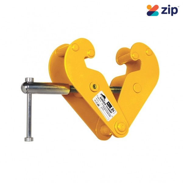 BEAVER 270030Y - Girder Clamp Beaver Yellow 80-320mm WLL 3.0T