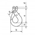 BEAVER 886407Y - Hook Clevis Self Locking 8mm