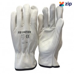 Frontier FRRIGGSTDWW000L - Standard Cowgrain Rigger White Glove Large