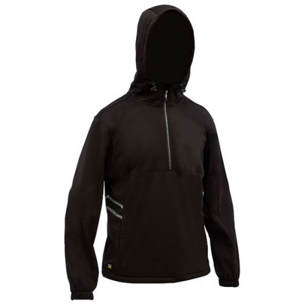 Bisley BK6574 Flx & Move Liquid Repellent Fleece Hoodie - Black