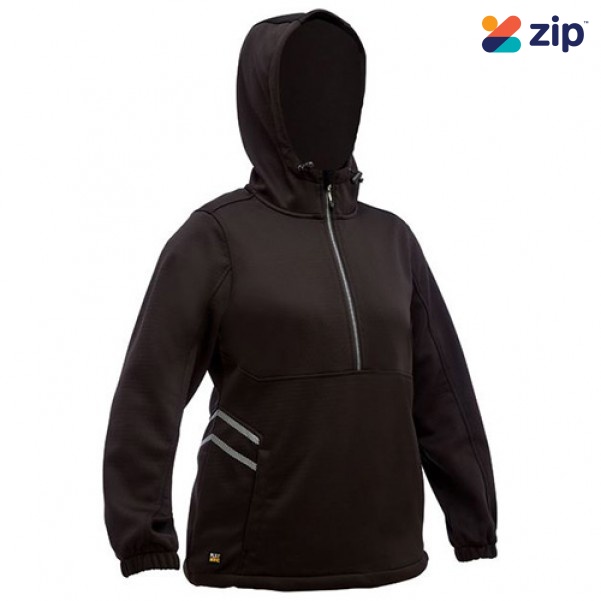 Bisley BKL6574 Women's Flx & Move Liquid Repellent Fleece Hoodie - Black