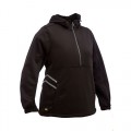 Bisley BKL6574 Women's Flx & Move Liquid Repellent Fleece Hoodie - Black