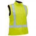 Bisley BKL6975 Women's Taped Hi Vis 5 in 1 Rain Jacket - Yellow / Navy