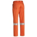 Bisley BP6007T_BVEO - 100% Cotton Orange Taped Original Work Pants