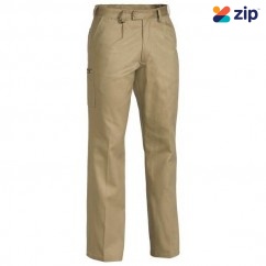 Bisley BPC6007_BCDR- 100% Cotton Khaki Original 8 Pocket Cargo Pants