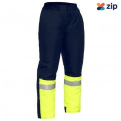 Bisley BP6451T_TT04 - Yellow/Navy Taped Two Tone Hi Vis Freezer Pants