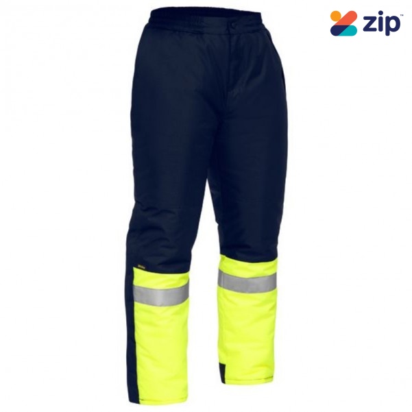 Bisley BP6451T_TT04 - Yellow/Navy Taped Two Tone Hi Vis Freezer Pants Specials