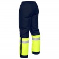 Bisley BP6451T_TT04 - Yellow/Navy Taped Two Tone Hi Vis Freezer Pants Specials