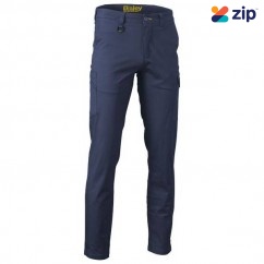 Bisley BPC6008_BPCT - Navy Stretch Cotton Drill Cargo Pants