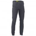 Bisley BPC6028_BCCG - Charcoal Stretch Cotton Drill Cargo Cuffed Pants