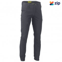 Bisley BPC6028_BCCG - Charcoal Stretch Cotton Drill Cargo Cuffed Pants