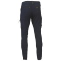 Bisley BPC6335T Flx & Move Taped Stretch Denim Cargo Cuffed Pants - Light Denim