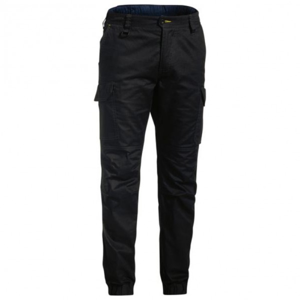 Bisley BPC6476_BBLK - Black X Airflow Ripstop Stovepipe Engineered Cargo Pants Specials