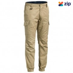 Bisley BPC6476_BCDR - Khaki X Airflow Ripstop Stovepipe Engineered Cargo Pants Specials