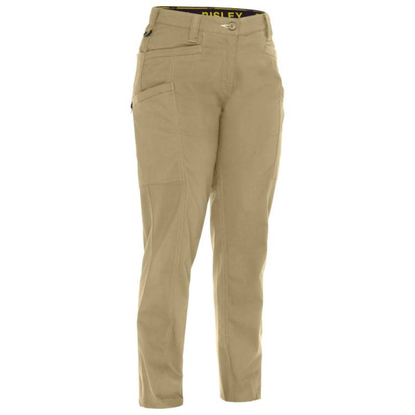 Bisley BPCL6150_BCDR - Khaki X Airflow™ Stretch Ripstop Vented Cargo Women Pants Bisley BPCL6150_BCDR - Khaki X Airflow™ Stretch Ripstop Vented Cargo Women Pants