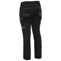 Bisley BPCL6338 Women's Flx & Move™ Stretch Canvas Elastic Waist Cargo Pants - Black