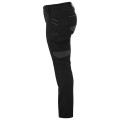 Bisley BPCL6338 Women's Flx & Move™ Stretch Canvas Elastic Waist Cargo Pants - Black
