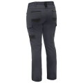 Bisley BPCL6338 Women's Flx & Move™ Stretch Canvas Elastic Waist Cargo Pants - Charcoal