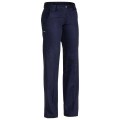 Bisley BPL6007_BPCT - 100% Cotton Navy Women's Original Drill Work Pants