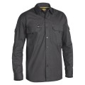 Bisley BS6414_BCCG - 100% Cotton Charcoal X Airflow Ripstop Shirt Workwear Shirts