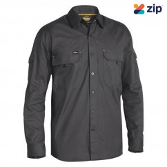 Bisley BS6414_BCCG - 100% Cotton Charcoal X Airflow Ripstop Shirt