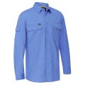 Bisley BS6414_BULT - 100% Cotton Blue X Airflow Ripstop Shirt