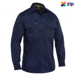 Bisley BS6490_BPCT - Navy X Airflow Stretch Ripstop Shirt