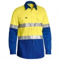Bisley BS6696T_TT43 - Yellow/Royal Taped Hi Vis Cool Lightweight Shirt Specials