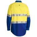 Bisley BS6696T_TT43 - Yellow/Royal Taped Hi Vis Cool Lightweight Shirt Specials
