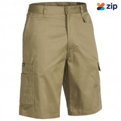 Bisley BSH1999_BCDR- 100% Cotton Khaki Cool Lightweight Utility Short