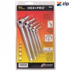 Bondhus 00051 - Pro Series Pivot Head 5 Piece Hex Key Set Metric