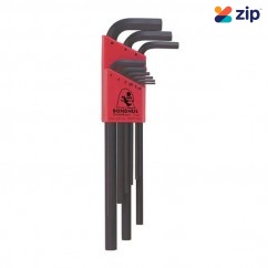 Bondhus 12199 - 9 Piece Long Hex Key Wrench Set