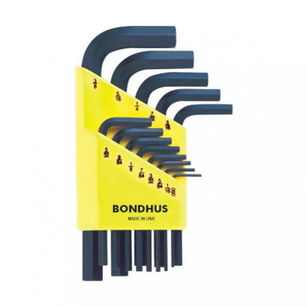 Bondhus 12237- 13 Piece Short Hex Key Wrench Set