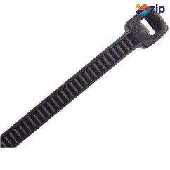 CABAC CT290BK- 300 x 4.8mm Black Nylon UV Cable Ties