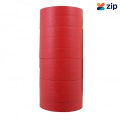 CABAC ITRD/10 - 10 Rolls Red Insulation PVC Tapes