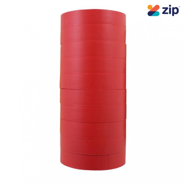 CABAC ITRD/10 - 10 Rolls Red Insulation PVC Tapes