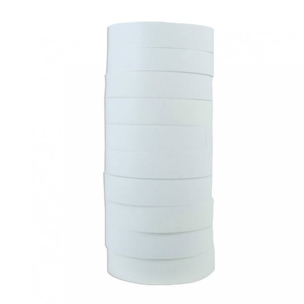 CABAC ITWH/10 - 10 Rolls White Insulation PVC Tapes Safety Tapes & Tags