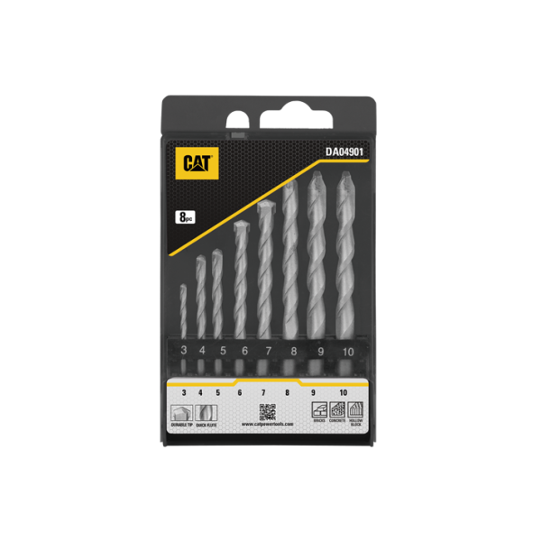 CAT® CDA04901 - Hard Surface Masonary Drill Set CAT® CDA04901 - Hard Surface Masonary Drill Set
