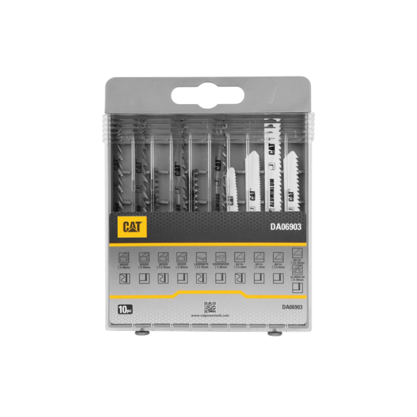 CAT® CDA06903 - 10PCE Jigsaw Blade Kit Jigsaw Accessories CAT® CDA06903 - 10PCE Jigsaw Blade Kit Jigsaw Accessories