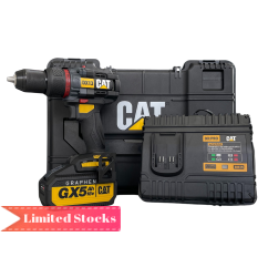 CAT® DX131G5F-PROMO - 18V Brushless Hammer Drill Kit with 4.0ah Bonus Battery