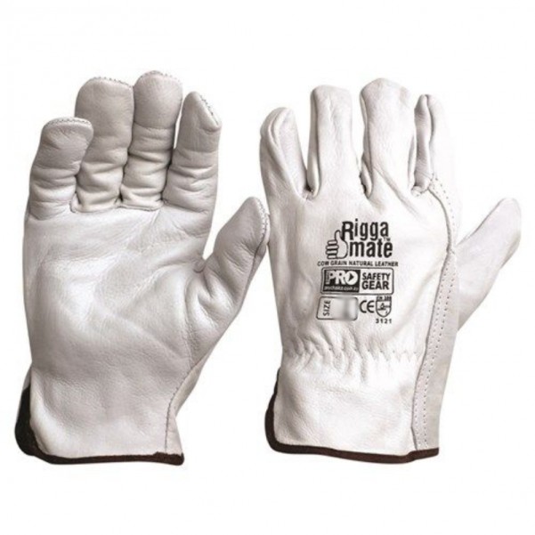 Riggamate CGL41N2XL -  Natural Cow Grain Glove 2XL Gloves